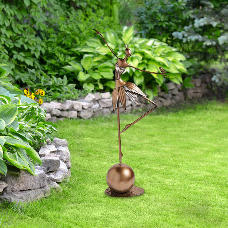 Charming Dancing Garden Girl