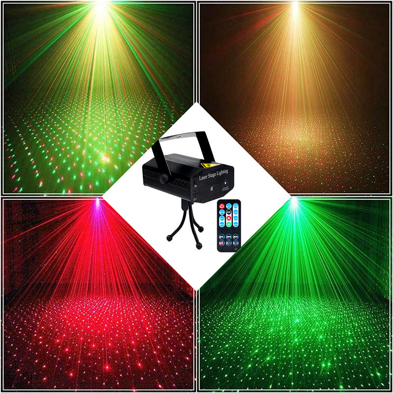 Remote control laser stage light