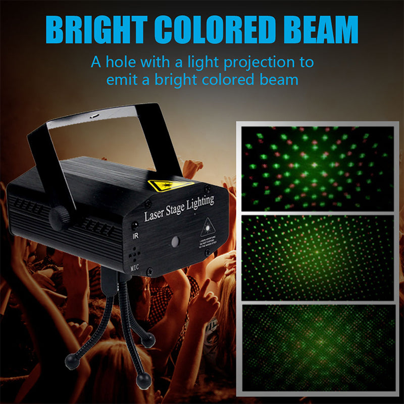 Remote control laser stage light