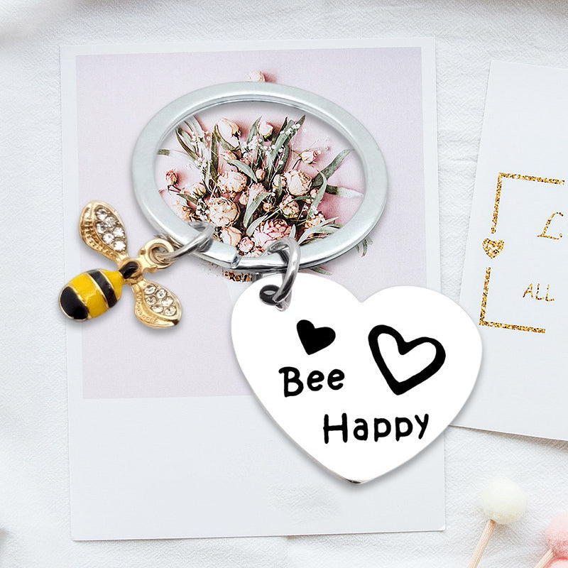 Honey Bee Keychain