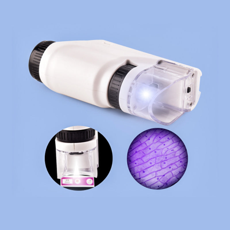 Protable LED Lighted Microscope