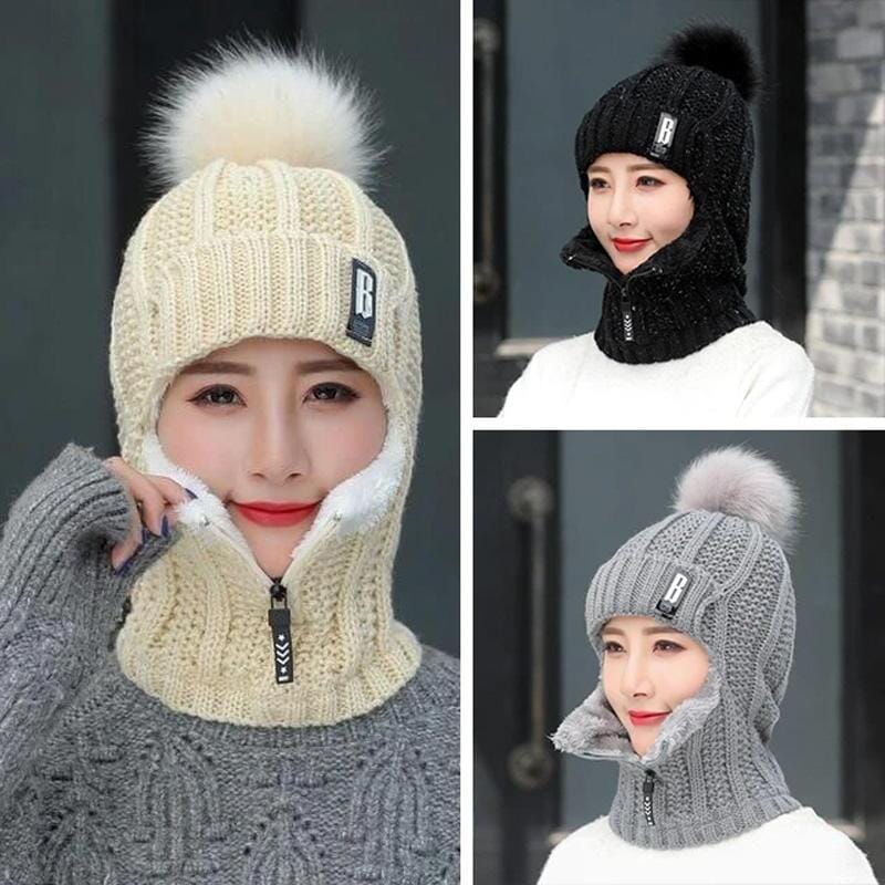 Winter Siamese Windproof Hat