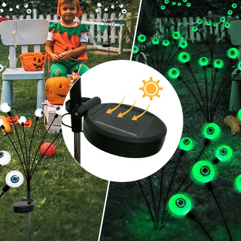 Outdoor Solar Scary Eyeball Lights