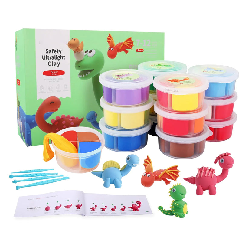 Air Dry Clay Pets Group Modelling Clay Sets for Children