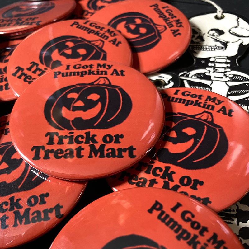 Retro Halloween Buttons