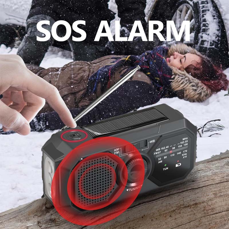 Multi-function emergency radio