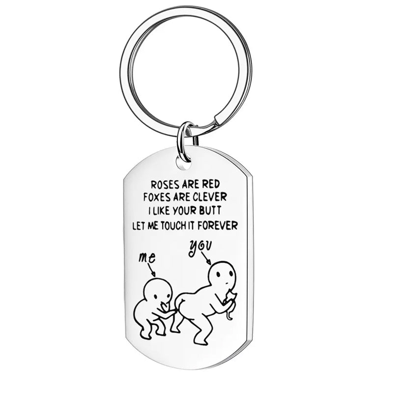 Valentine's Day Spoof Keychain