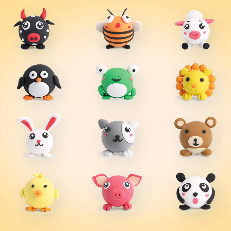 Air Dry Clay Pets Group Modelling Clay Sets for Children