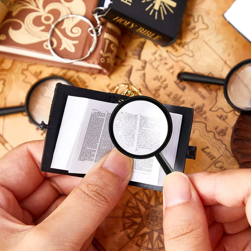 Mini Book Bible Keychain