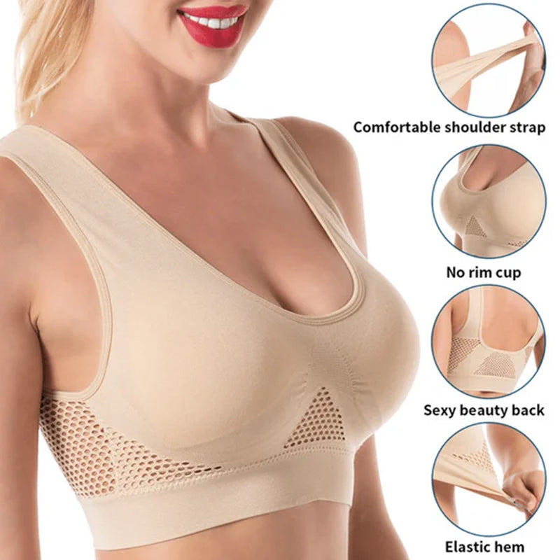 Breathable Cool Liftup Air Bras