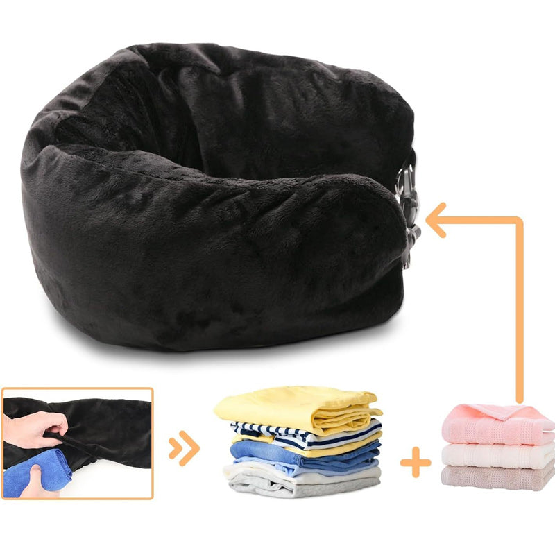 Stuffable Clothing Travel Neck Pillowcase