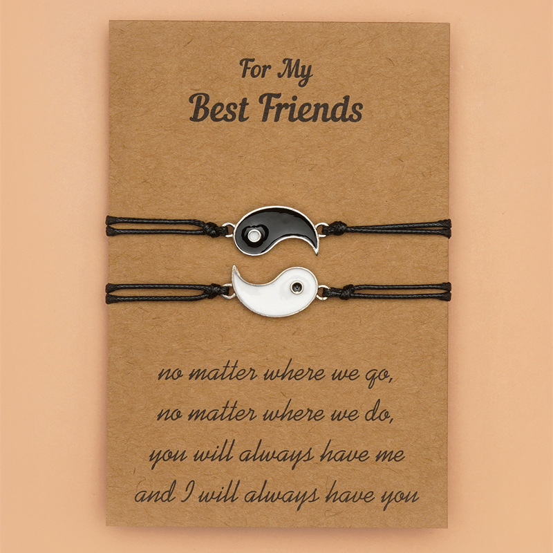 Best Friends Card Bracelet