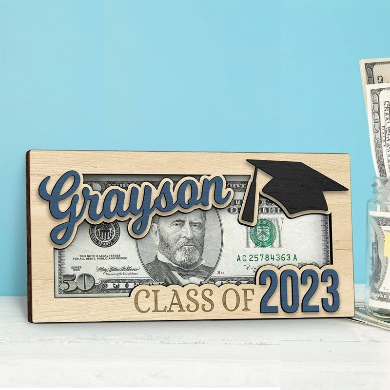 Personalized Graduation Cash Holder