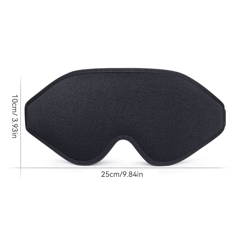 3D light-shielding memory foam sleeping mask