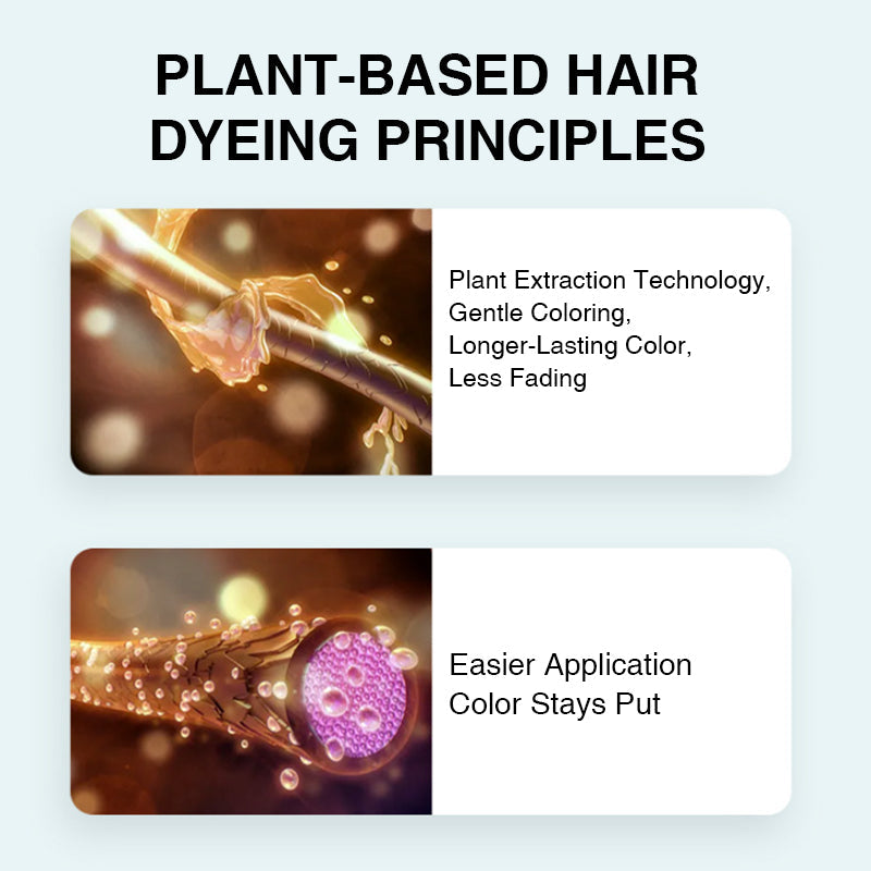 Plant extract hair dye essence