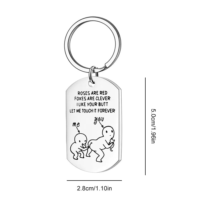 Valentine's Day Spoof Keychain