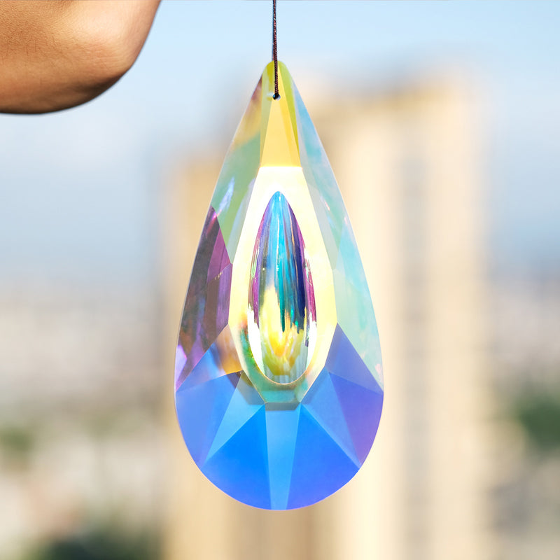 AB-Color Hanging Crystals Prism Suncatcher