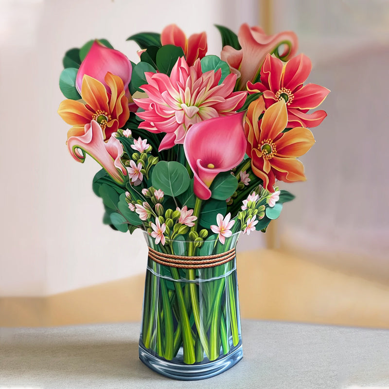 3D Bouquet Greeting Card