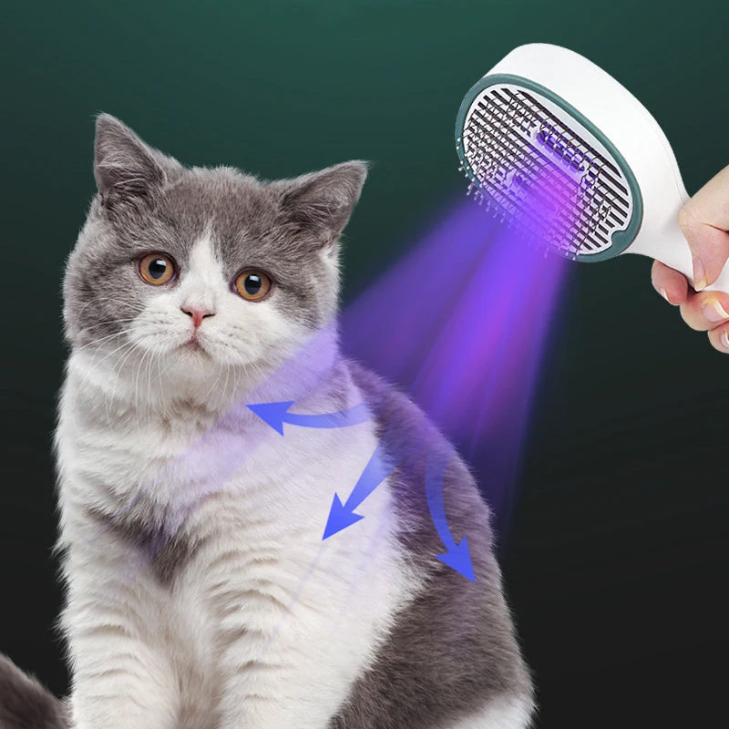 UV sterilization pet comb