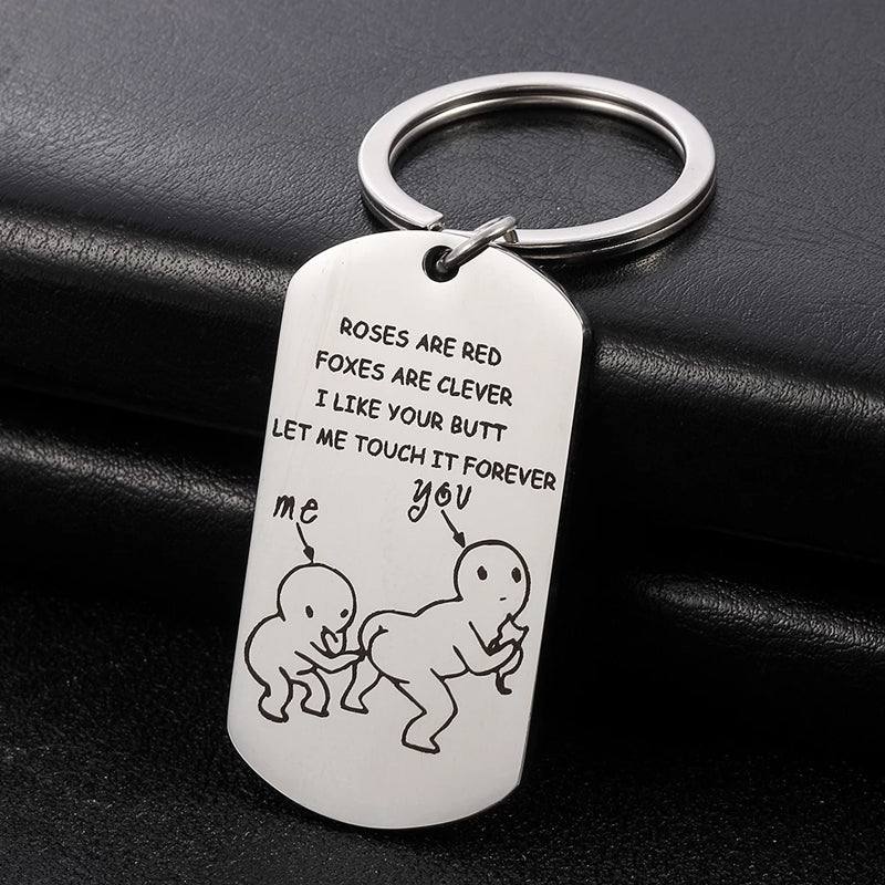 Valentine's Day Spoof Keychain