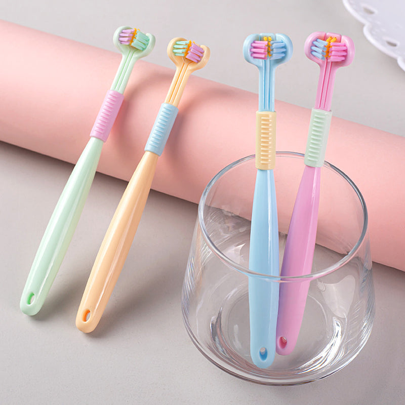 Three Sided Toothbrush