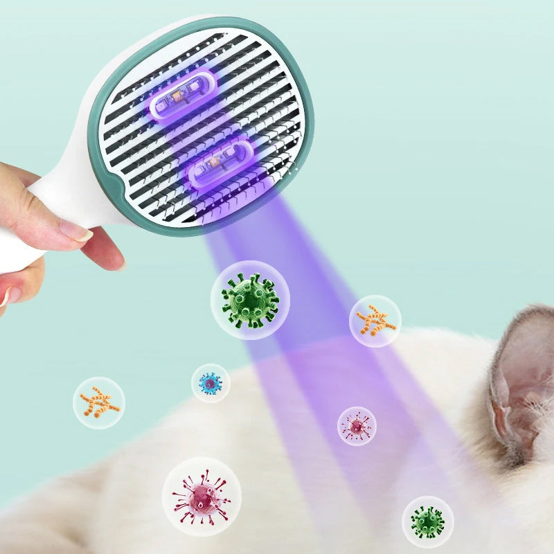 UV sterilization pet comb