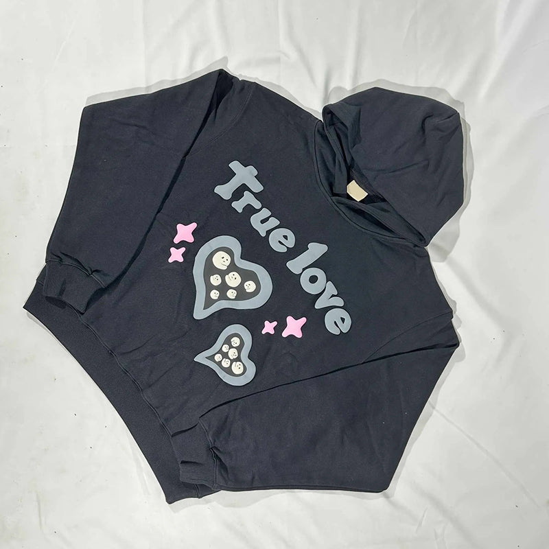 Puff print hoodie