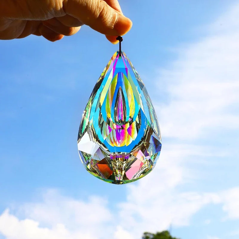 AB-Color Hanging Crystals Prism Suncatcher