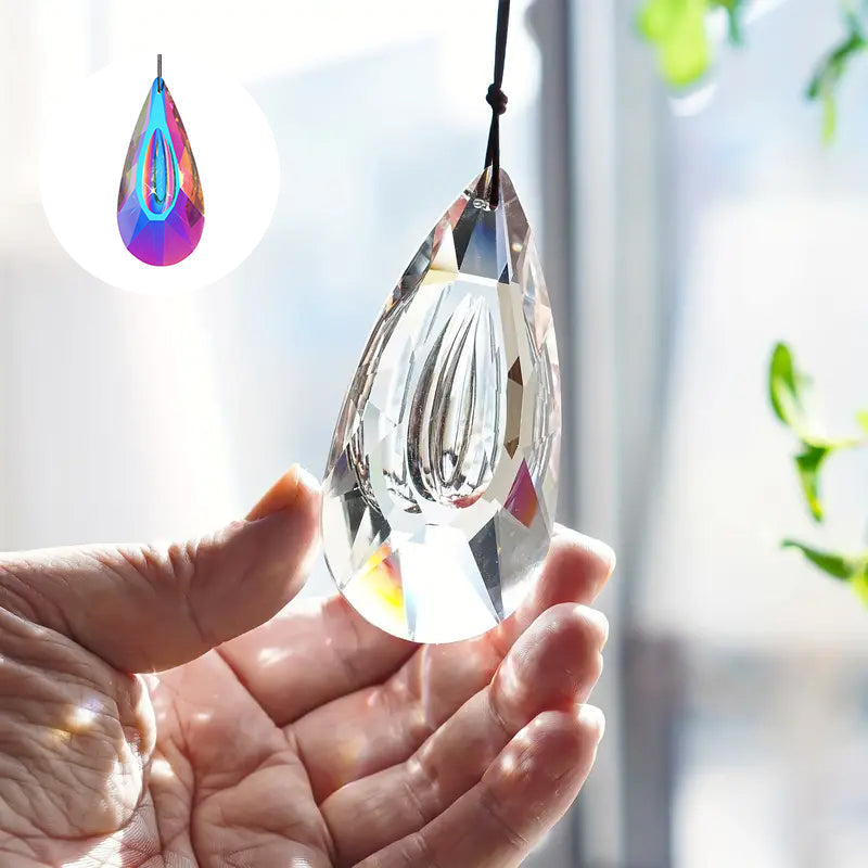 AB-Color Hanging Crystals Prism Suncatcher