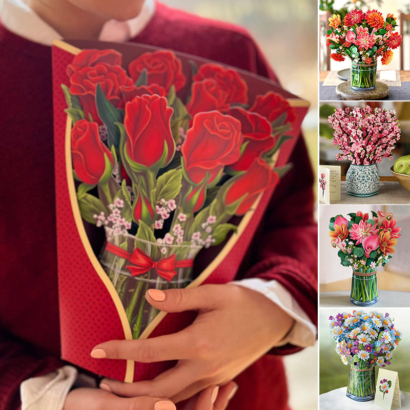 3D Bouquet Greeting Card