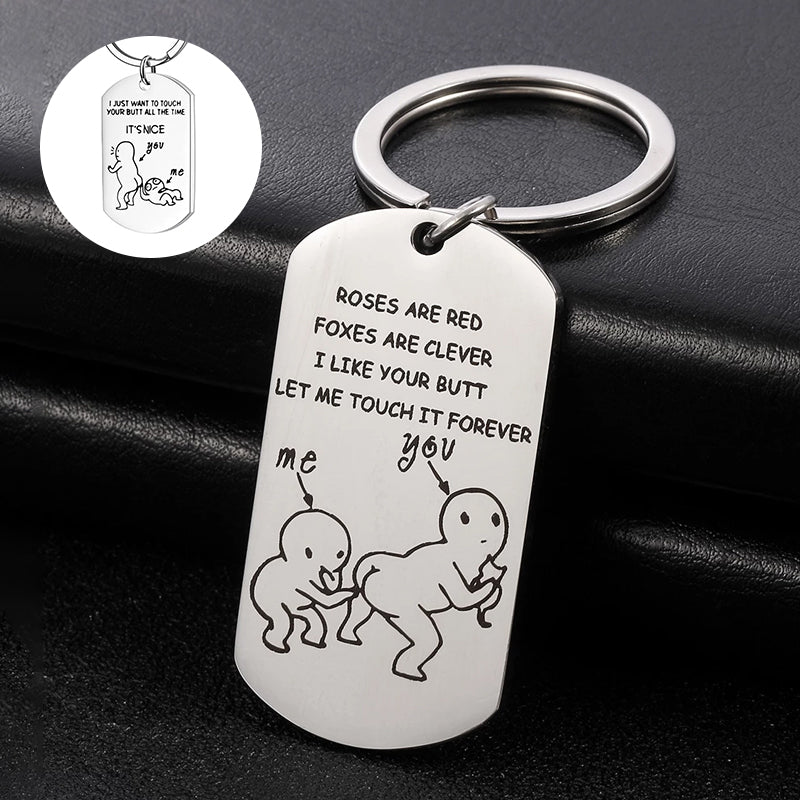 Valentine's Day Spoof Keychain