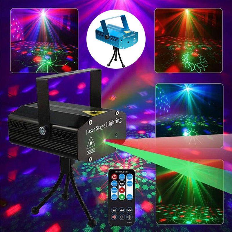 Remote control laser stage light