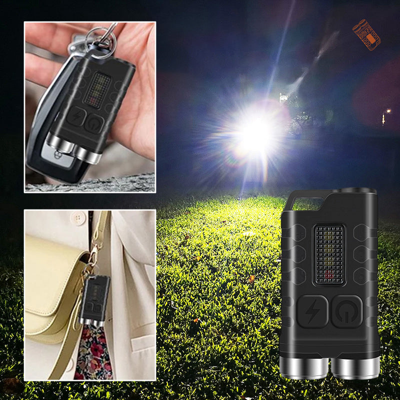 Magnetic Mini Keychain Flashlight