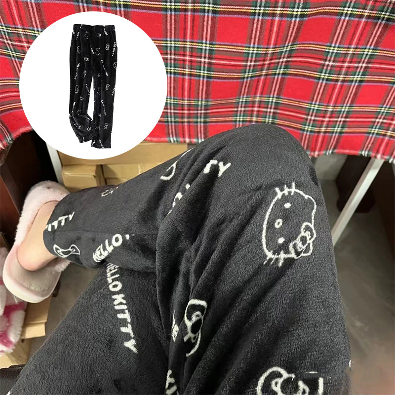 Cute Printed Flannel Pyjama Pants