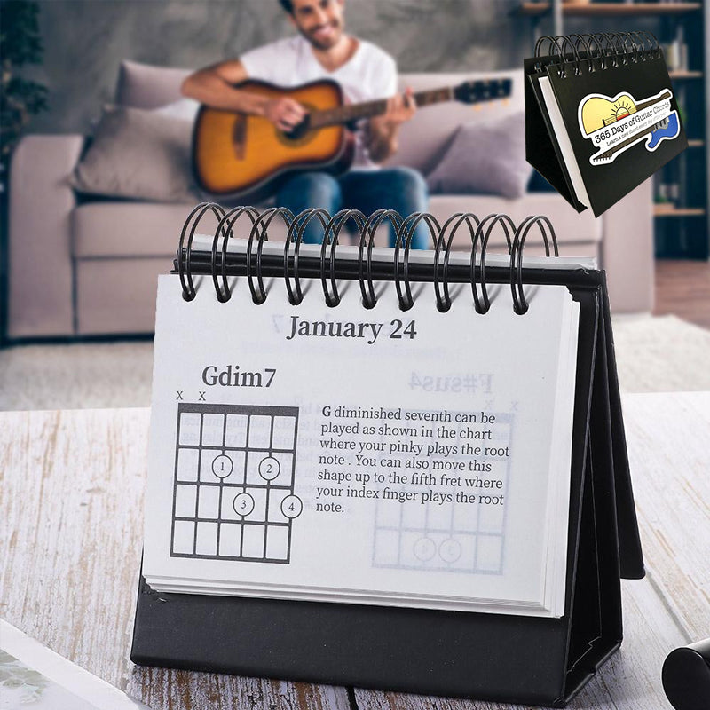 365 Days Guitar Chords Calendar