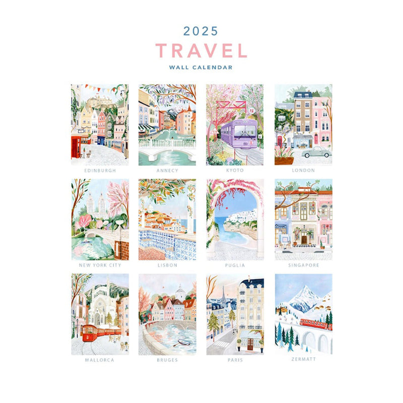 2025 Travel Calendar