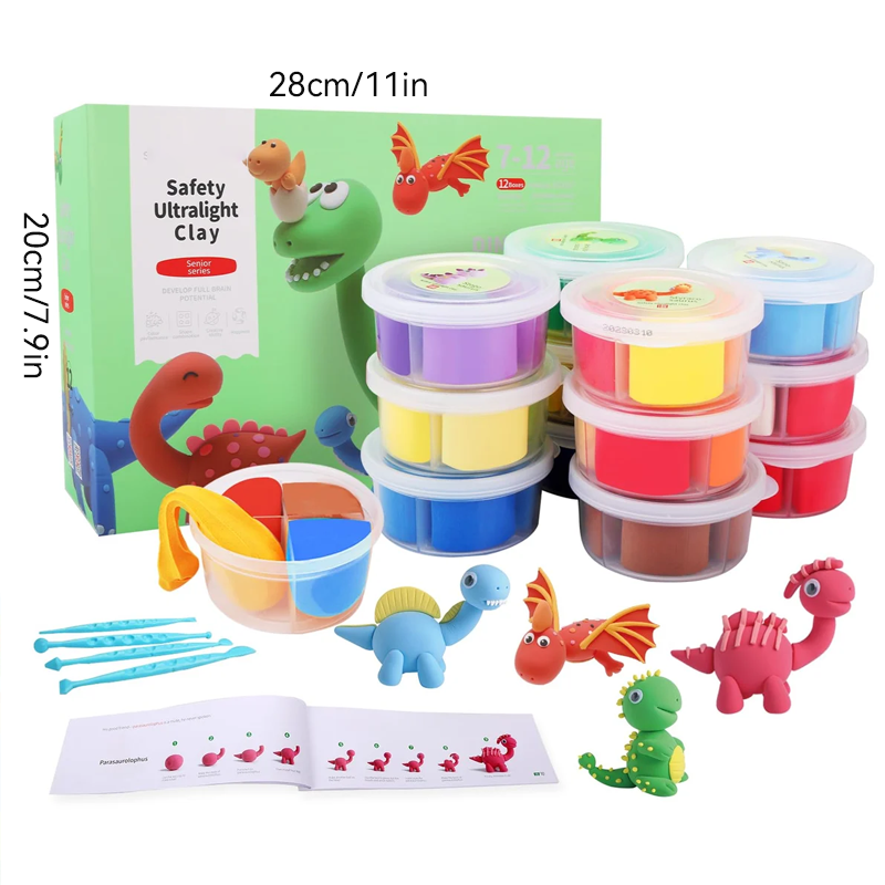 Air Dry Clay Pets Group Modelling Clay Sets for Children