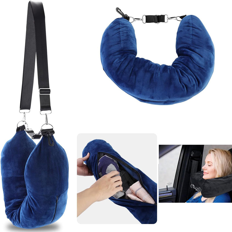 Stuffable Clothing Travel Neck Pillowcase