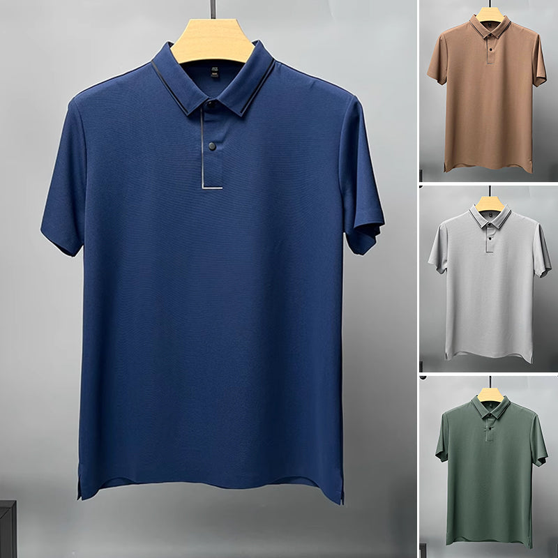 Summer business loose polo shirt