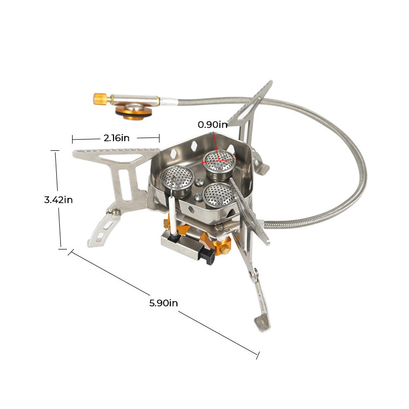 Camping Outdoor Windproof Gas Burner