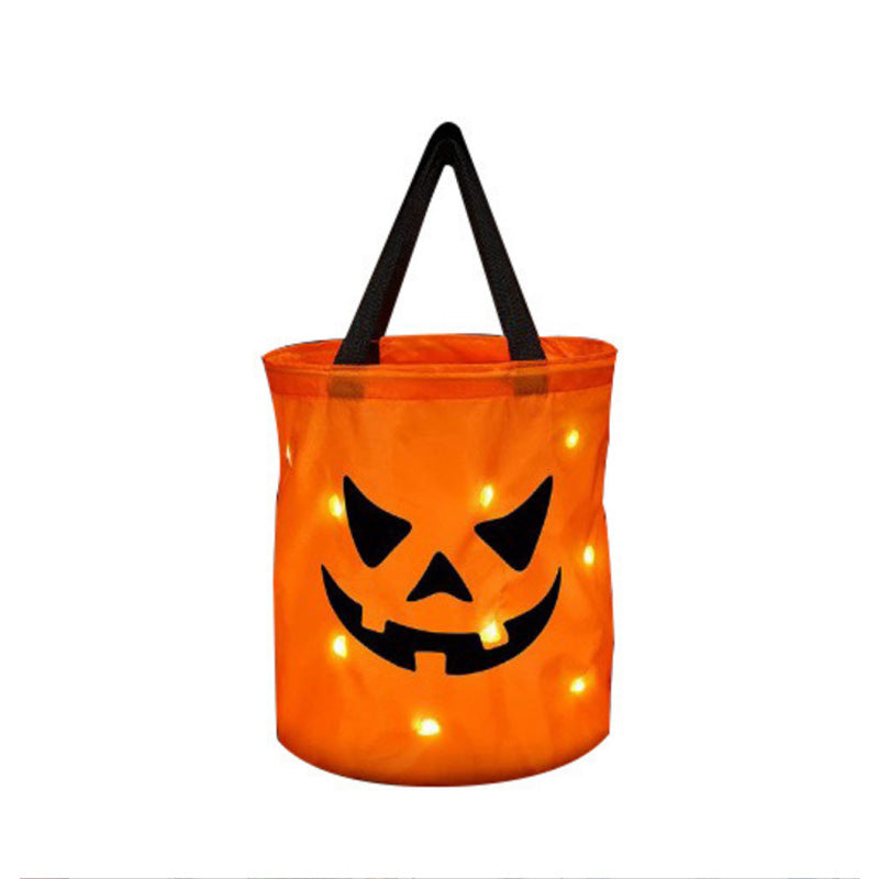 Personalized Glowing Pumpkin Tote