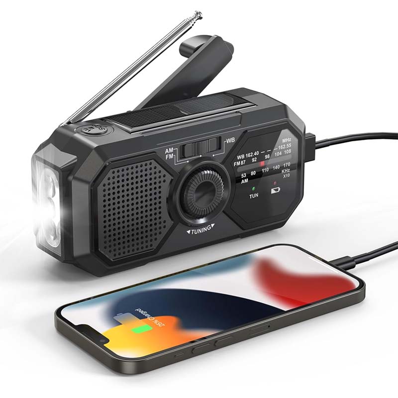 Multi-function emergency radio